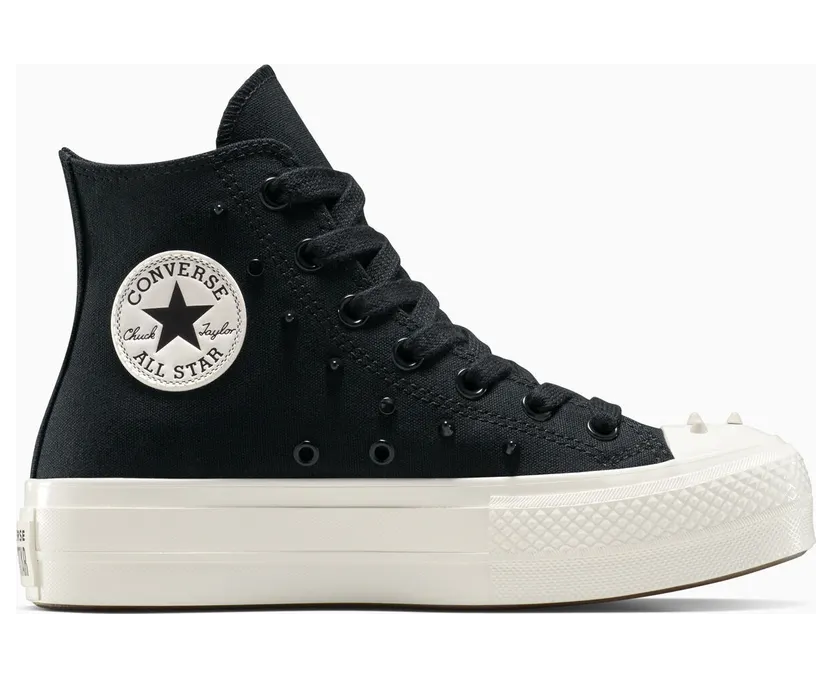 Converse Chuck Taylor All Star Lift Platform Spikes Black Black/Vintage White/Black (A15540C)