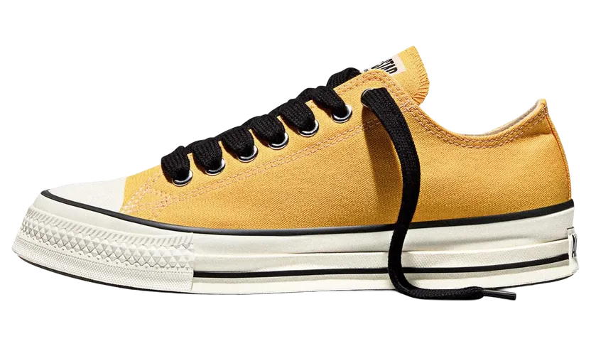 Converse Chuck Taylor Throwback Low “Gold Palm / Vintage White / Black” (A18844C)