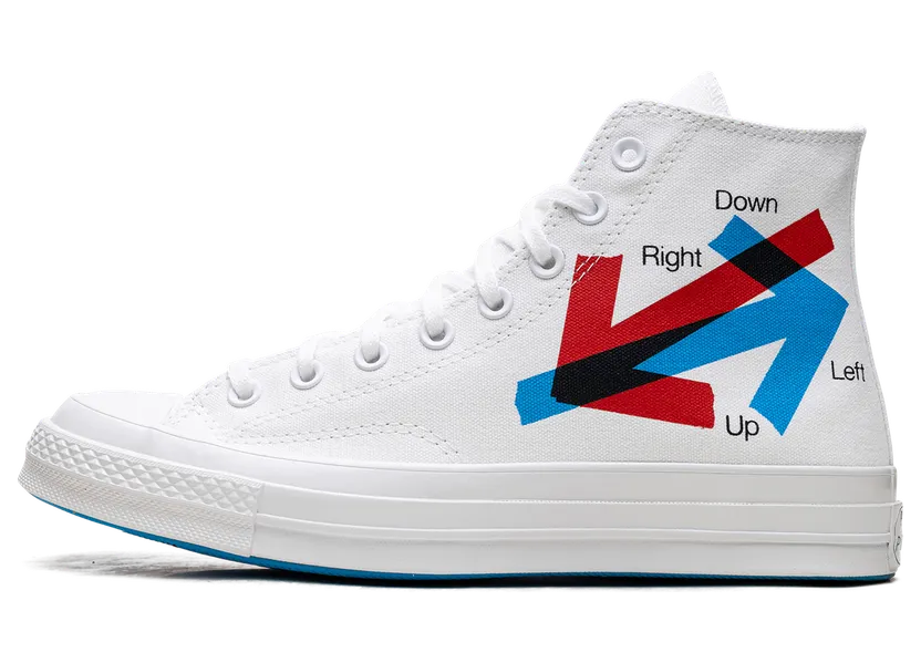 Converse Converse x Patta x Experimental Jetset Chuck 70 White/fiery Red/diva Blue (A03173C)