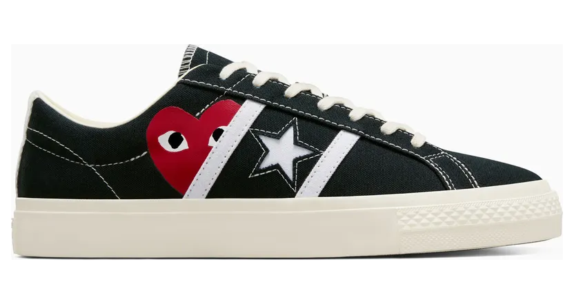 Converse Converse x PLAY Comme des Garçons One Star Academy Pro Black (A09870C)