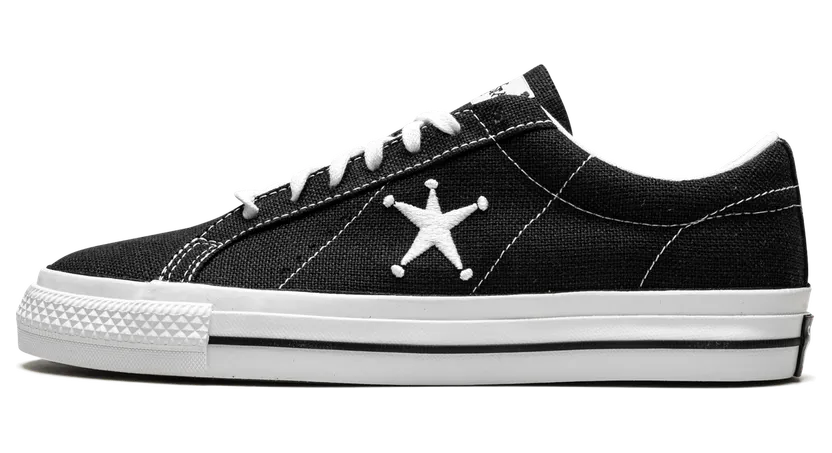Converse Converse x Stüssy One Star Black Black (173120C)