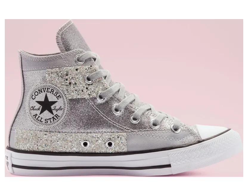 Converse Glitter Shine Chuck Taylor All Star High Top Black Black (569426C)