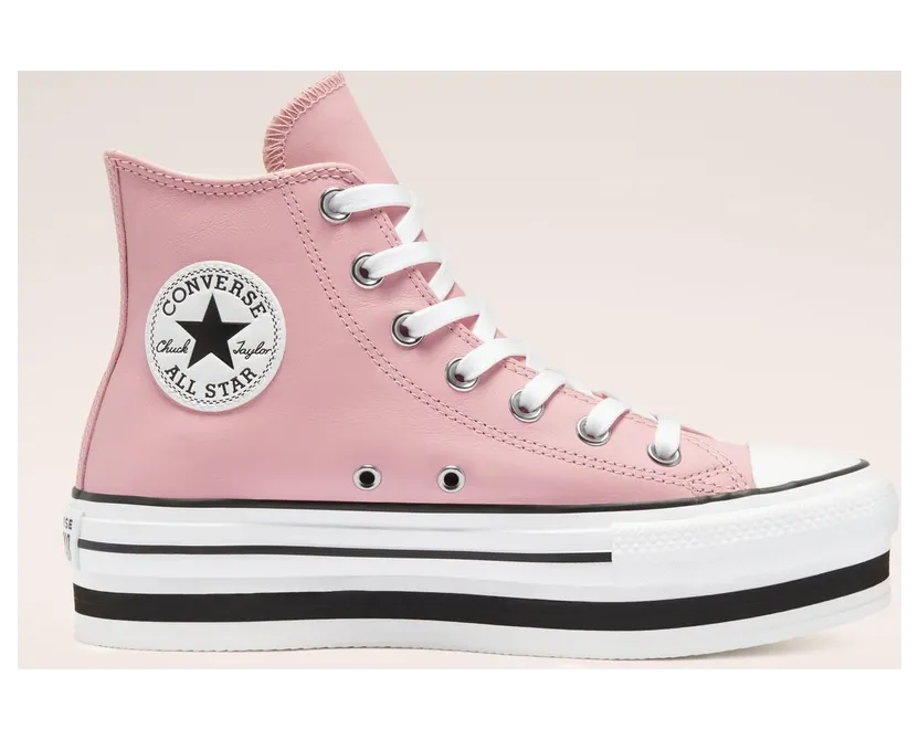 Converse Leather EVA Platform Chuck Taylor All Star High Top Black Black (569723C)