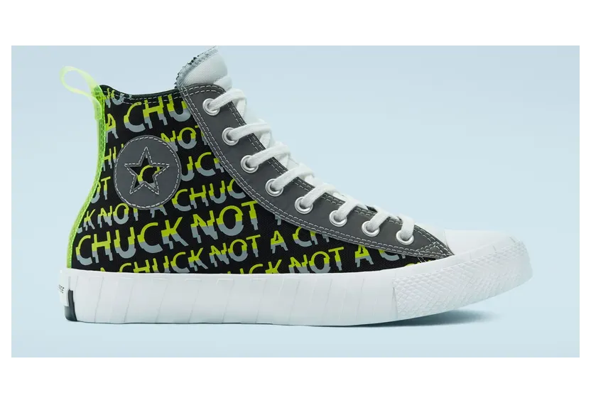 Converse Not A Chuck Hi Hi-Vis Black Lemon Venom