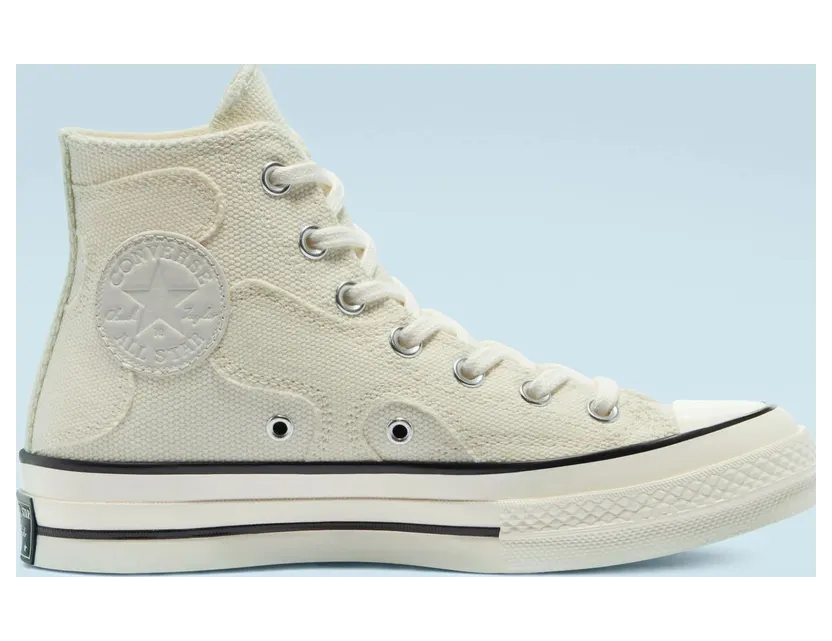 Converse Off-White Raw Earth Camo Chuck 70 Hi Sneakers (571071C)