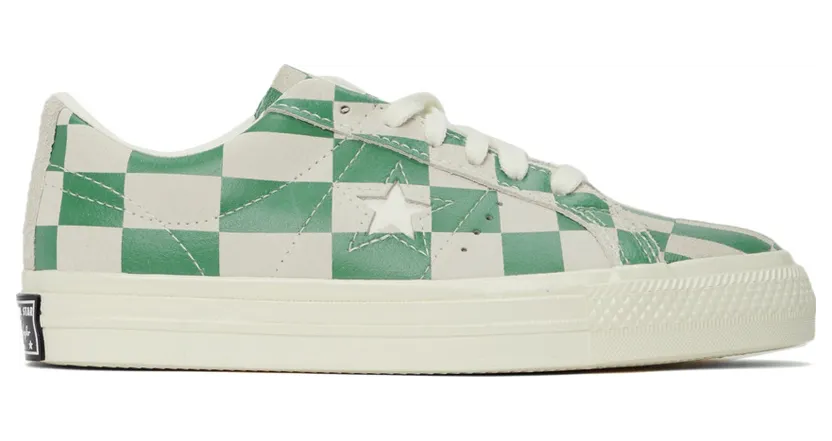Converse One Star Blocked Weiß/Medium Green/Weiß (172353C)
