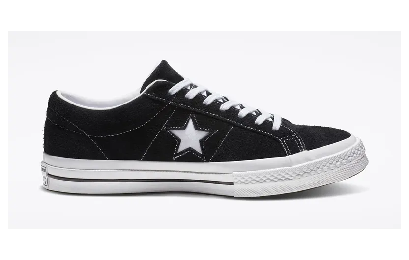 Converse One Star Premium Suede Black Black (158369C)