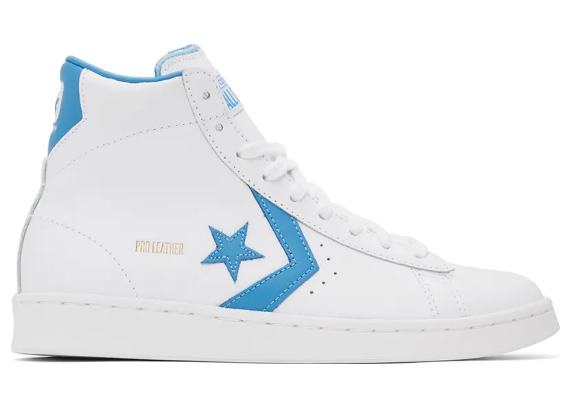 Converse Pro Leather Hi White Coast Blue (2020) (166813C)