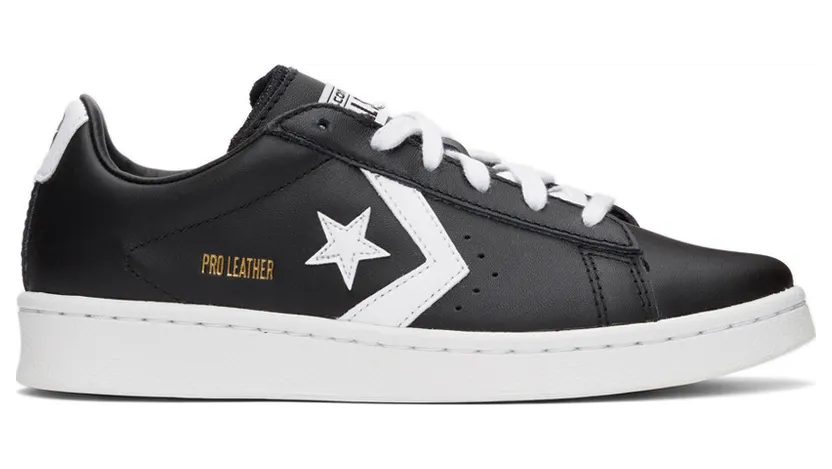 Converse Pro Leather Low Top Schuh Black Black (167238C)