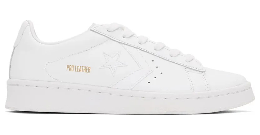 Converse Pro Leather Low Top Schuh White White (167239C)