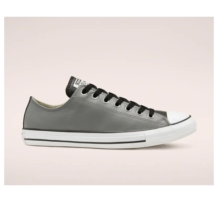 Converse Seasonal Colour Leather Chuck Taylor All Star Low Top Black Black (168542C)