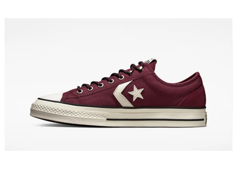 Converse Star Player 76 Retro Hike Deep Bordeaux/Egret/Schwarz (A04250C)