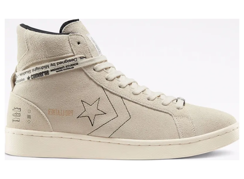 Converse Unisex Midnight Studios Pro Leather High Top Black Black (165630C)