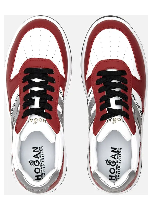 Sneakers Hogan H630 White Red (HXW6300EU53OI50PD9) (3)
