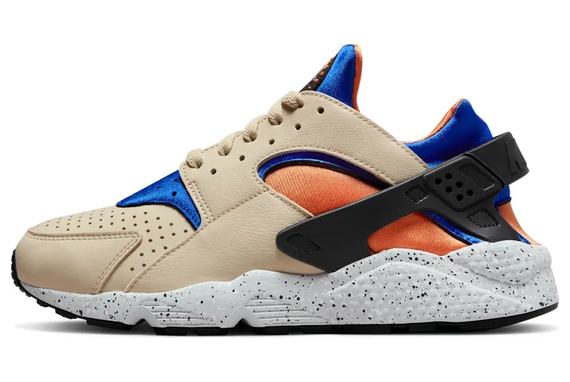 Nike Air Huarache ACG Mowabb (2022) “Rattan / Bright Mandarin / Black / Hyper Royal” (DD1068-200)
