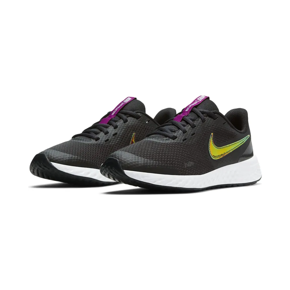 Nike Revolution 5 Power Black “Off-Noir / Red Plum / White / Multi-Colour” (CW3263-001)