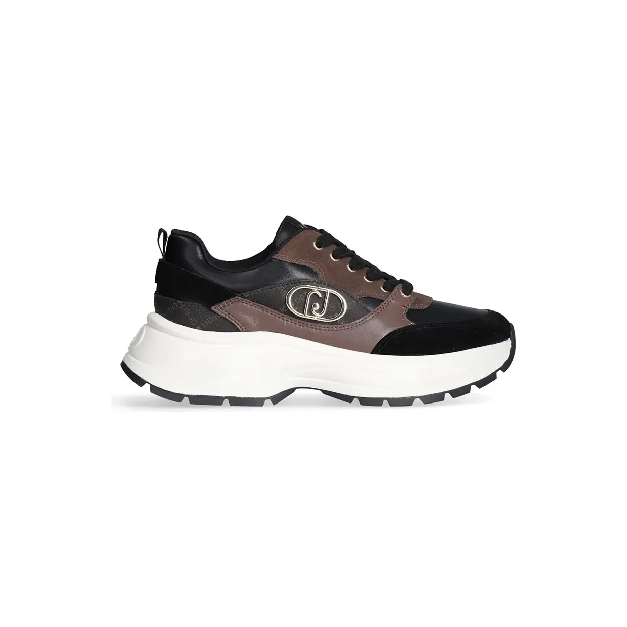 Liu Jo Calf Leather/Monogra Black/Brown (BF5035PX740S1033)