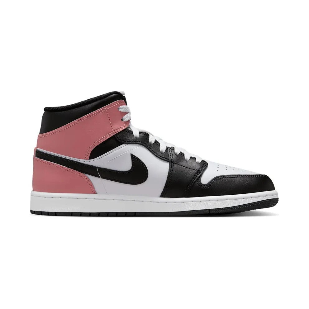Jordan 1 Mid “White Rust Pink Black” (DQ8426-100)