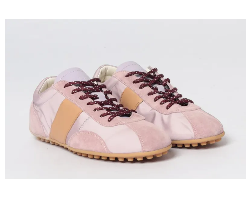 Tod’s T-Marathon Sneakers in Nylon and Suede Pink (XXW59L0JW90V1IYQW9)
