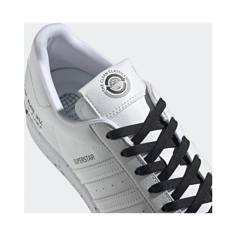 adidas Superstar Clean Classics White Black Cloud White/Cloud White/Core Black (FW2293)