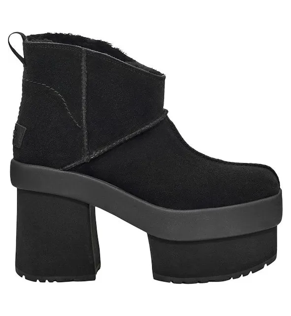 UGG New Heights Platform Mini Boot Black (1157910-BLK)