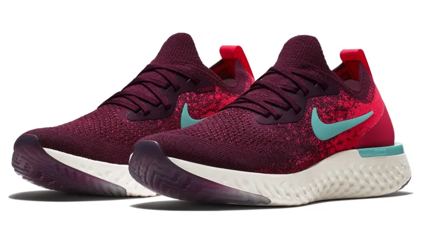 Nike Epic React Flyknit Bordeaux Hyper Jade (W)
