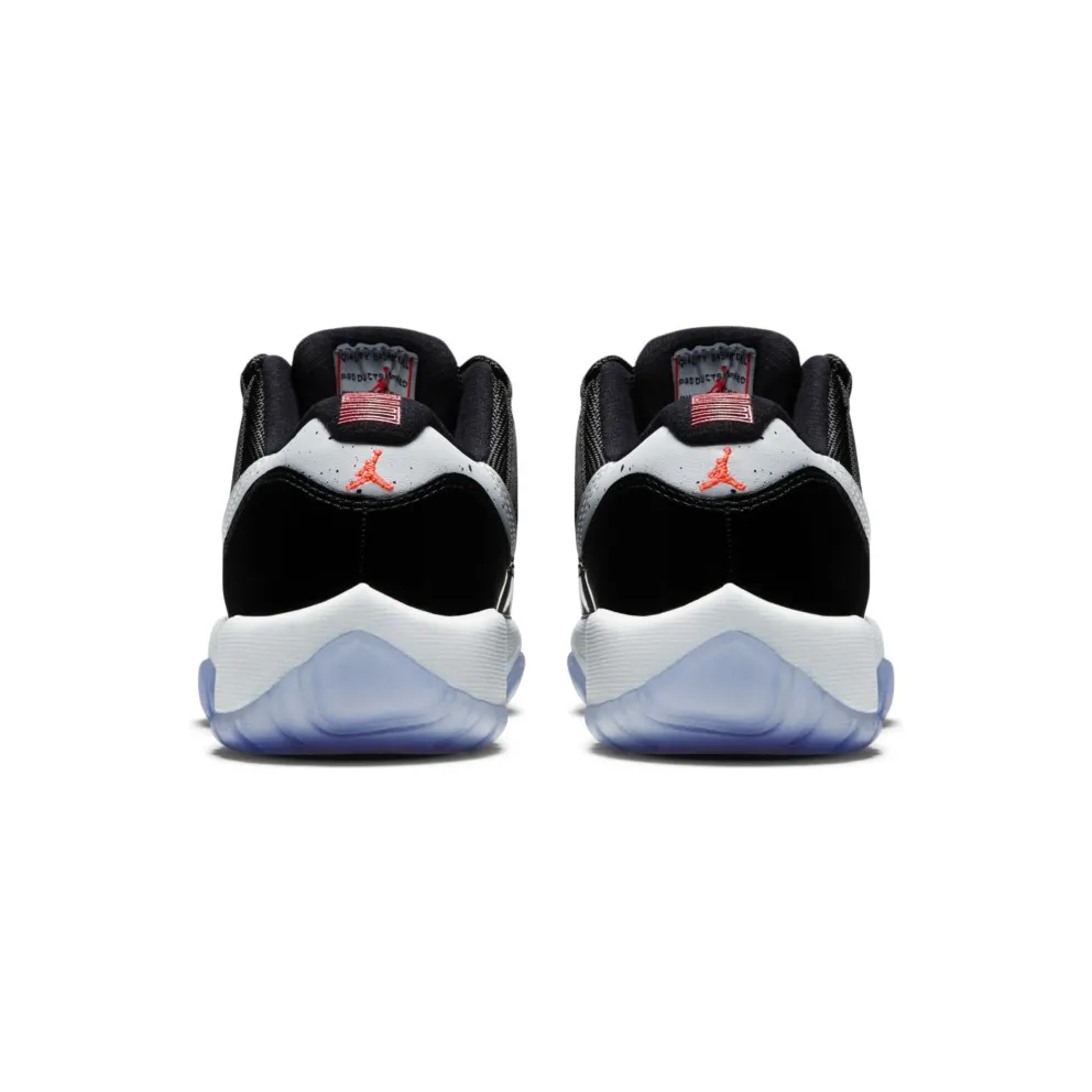 Jordan 11 Retro Low Infrared 23 (GS) Black/Infrared 23-Pure Platnium (528896-023)