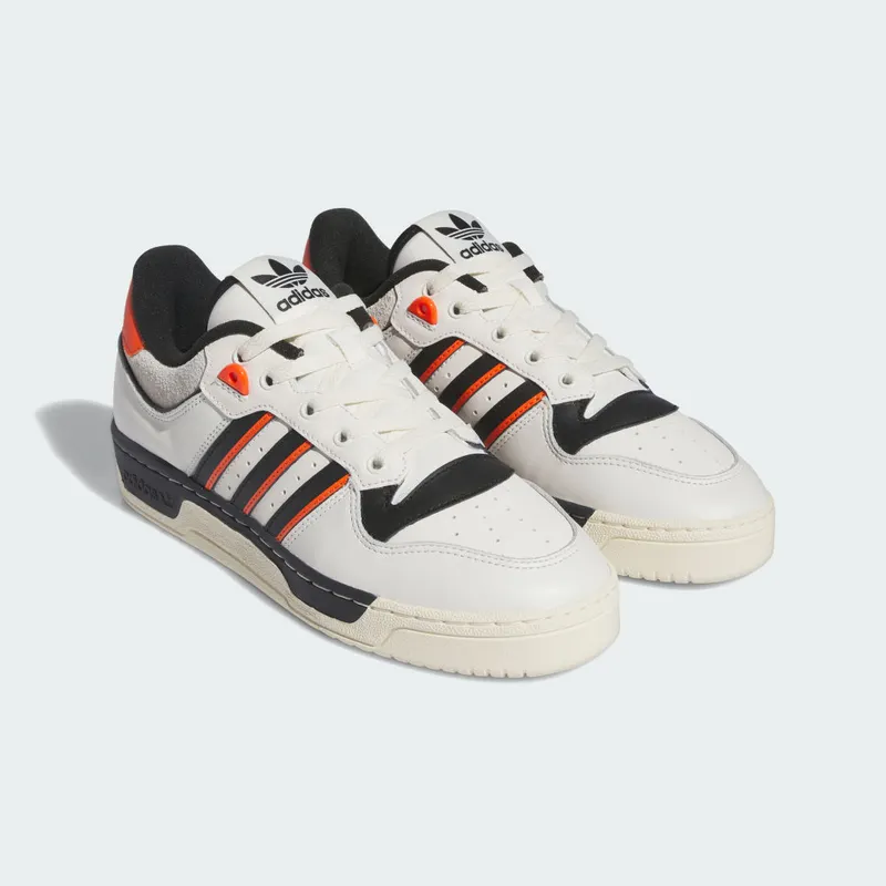 adidas Rivalry 86 Low Cloud White / Core Black / Semi Impact Orange (IE7140)