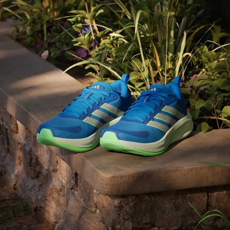 Adidas SUPERNOVA EASE 2 M Running Shoes Blue / Silver Metallic / Lime Burst (JQ3910)