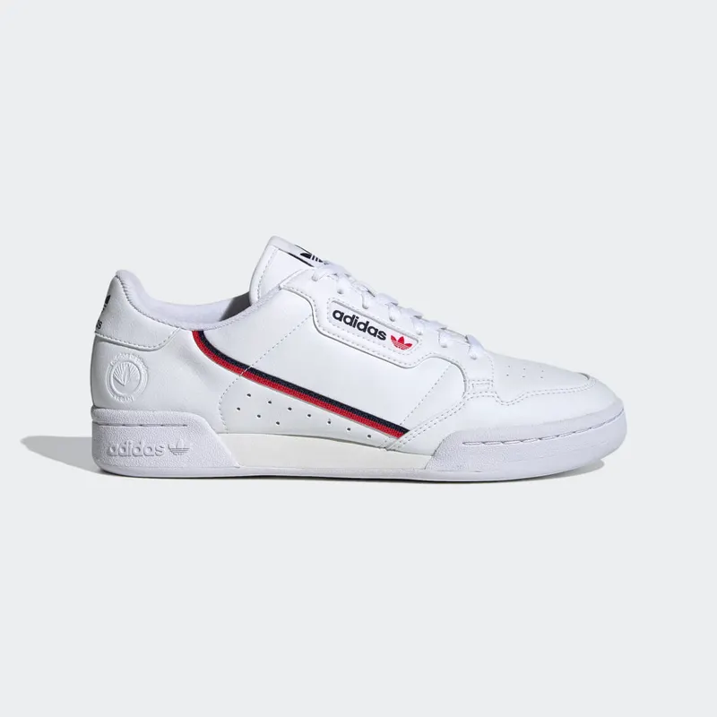 adidas Continental 80 Vegan Cloud White/Collegiate Navy/Scarlet (FW2336)