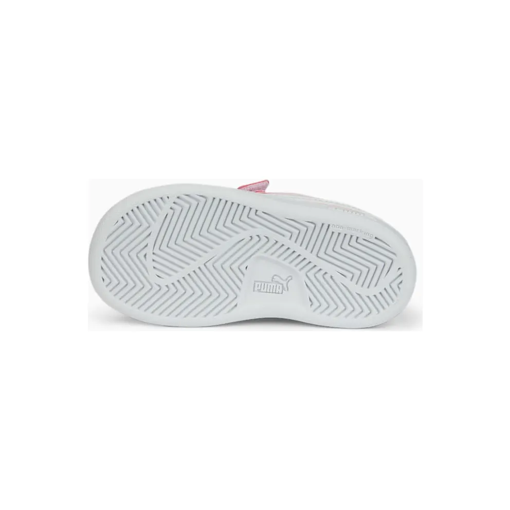 Puma Smash v2 Buck V White/Brown (365184-49)