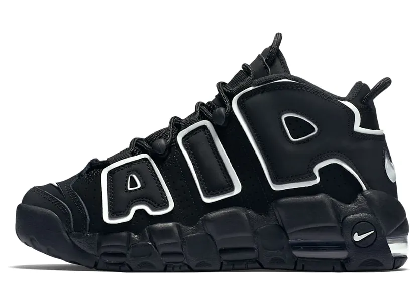 Nike Air More Uptempo GS Black White (415082-002)