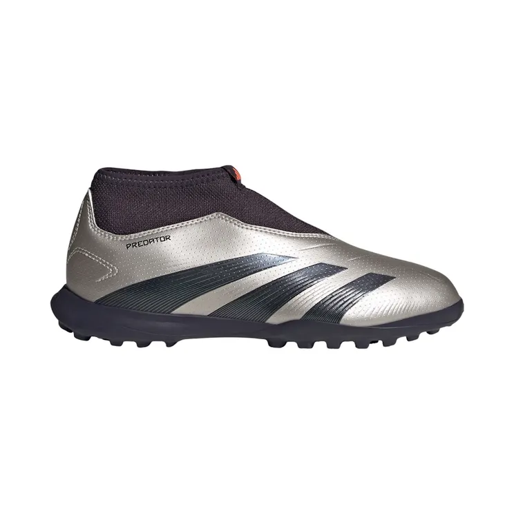 adidas Predator League Laceless Turf Platinum Metallic Aurora Black Turbo (IF6428)