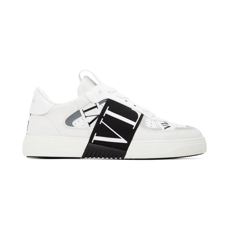Valentino Garavani White & Gray VL7N Low-Top Sneakers (1Y2S0C58WRQ)