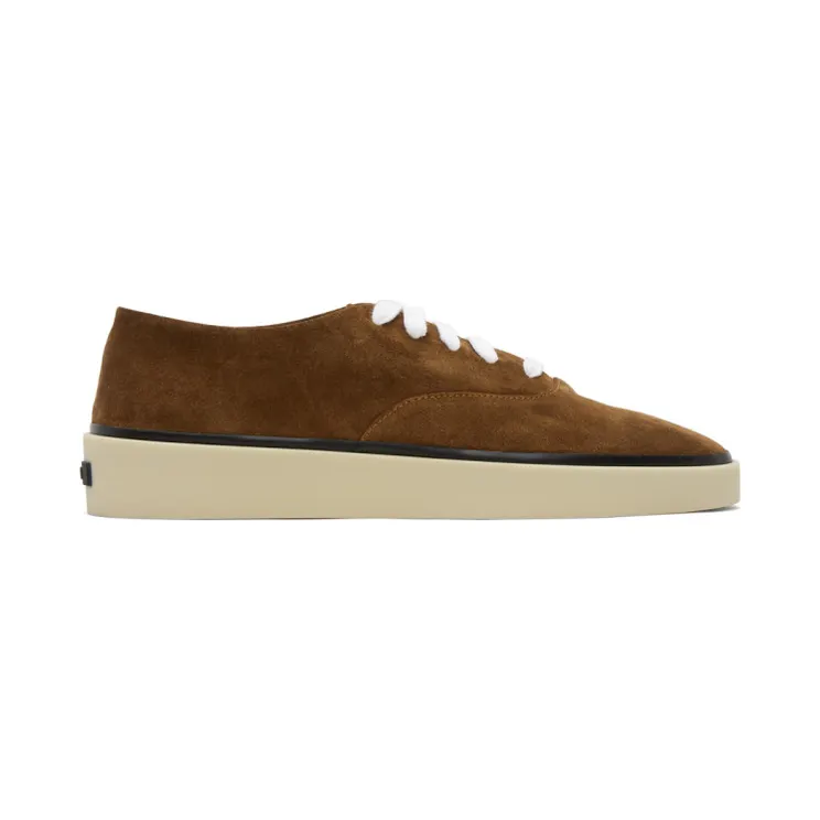 Fear of God Ermenegildo Zegna Brown Suede Low-Top Sneakers (LHSUE-A4794L-CUY)