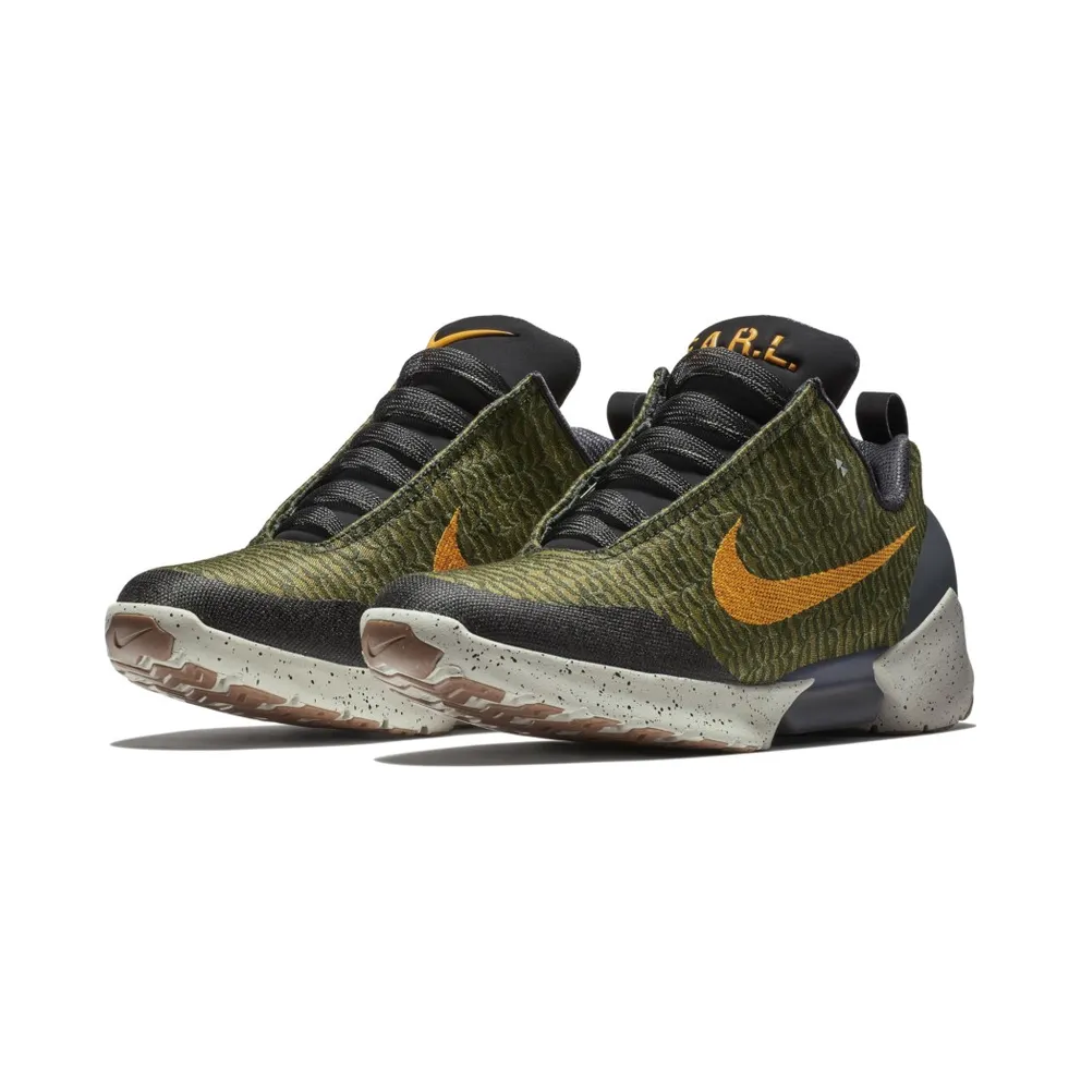 Nike HyperAdapt 1.0 Olive Flak Olive Flak/Orange Peel-Black-Sequoia (843871-300)