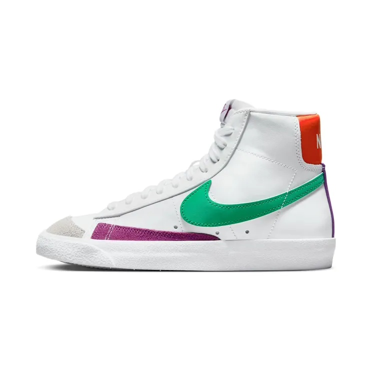 Nike Blazer Mid 77 Vintage “White / Picante Red / Fuchsia Dream / Stadium Green” (CZ1055-123)