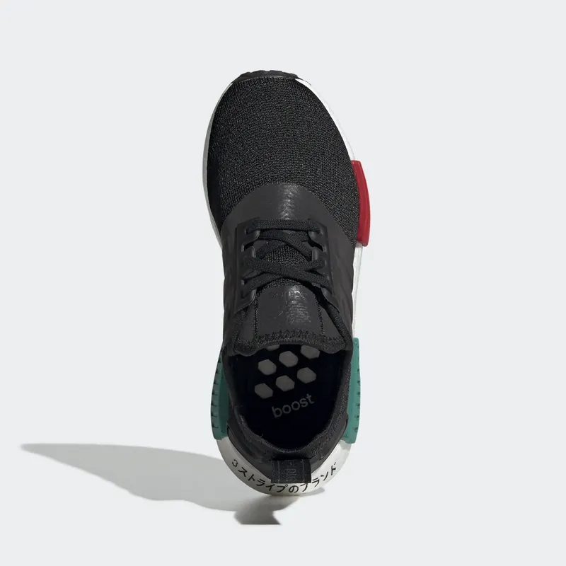 adidas NMD R1 Glory Green (GS) Core Black/Glory Green/Lush Red (EF5855)