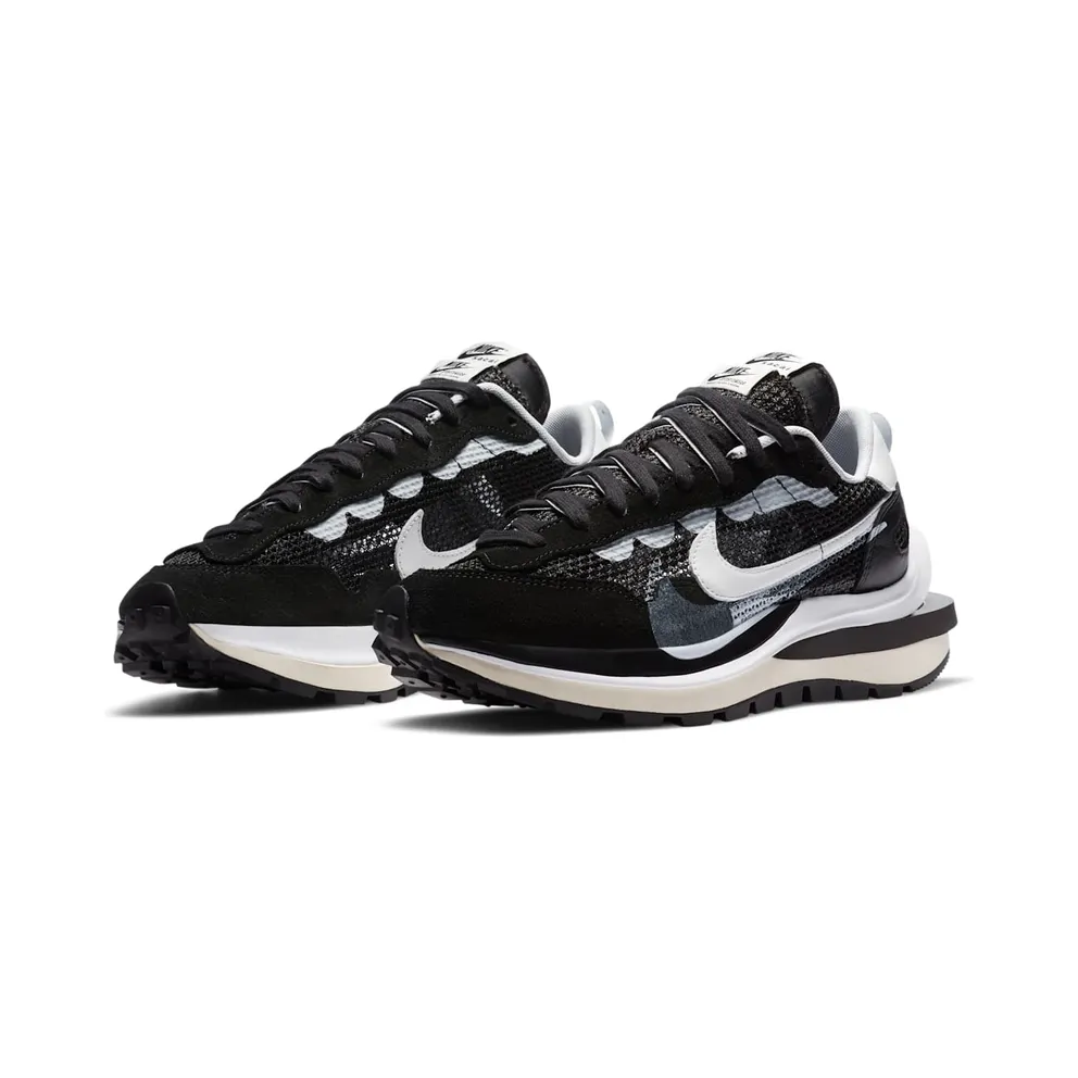Nike Vaporwaffle sacai Black White Black/Summit White-Pure Platinum (CV1363-001)