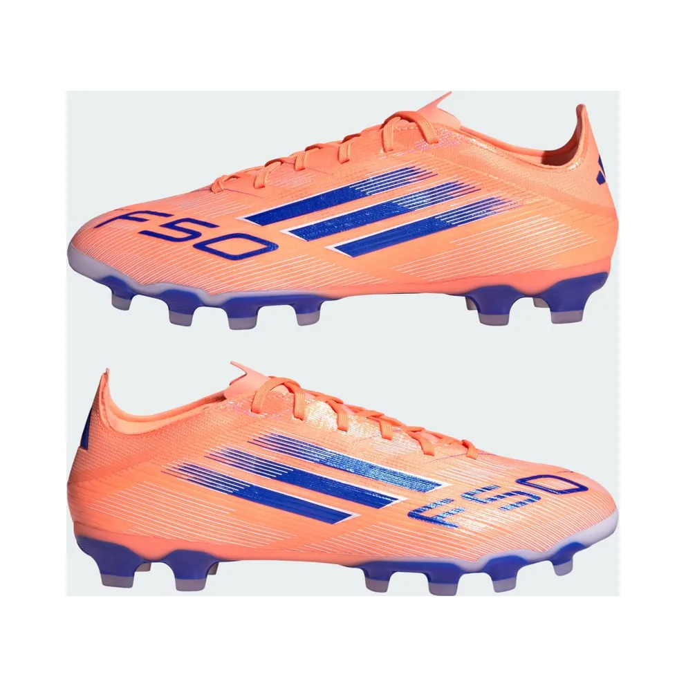 adidas F50 Pro Multi-ground Boots “Beam Orange / Lucid Blue / Cloud White” (JH7679)