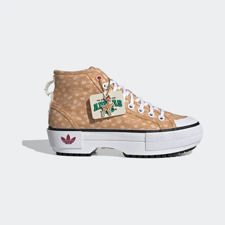 adidas DISNEY NIZZA TREK W SCHOENEN Cloud White / Legacy Burgundy / Off White (GZ1654)
