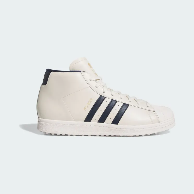 adidas Pro Model Midcut Spikeless Golf Chalk White Night Indigo (JQ7722)