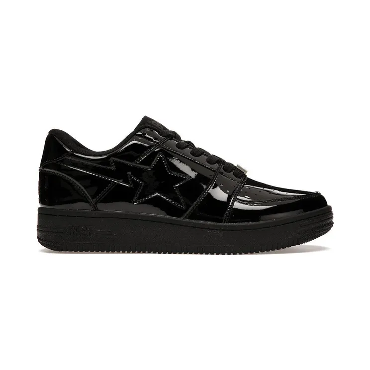 A Bathing Ape Bape Sta Low Patent Black (1G30291010)