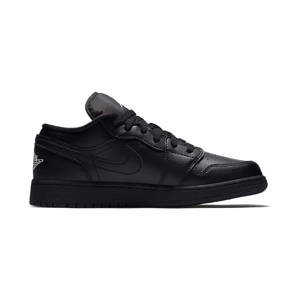Jordan 1 Low Black (GS) Black/White-Black (553560-006)