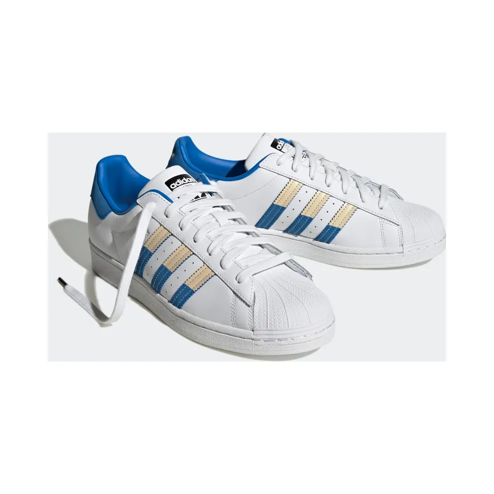 Adidas Superstar Cloud White / Sand Strata / Bright Royal (HQ2167)