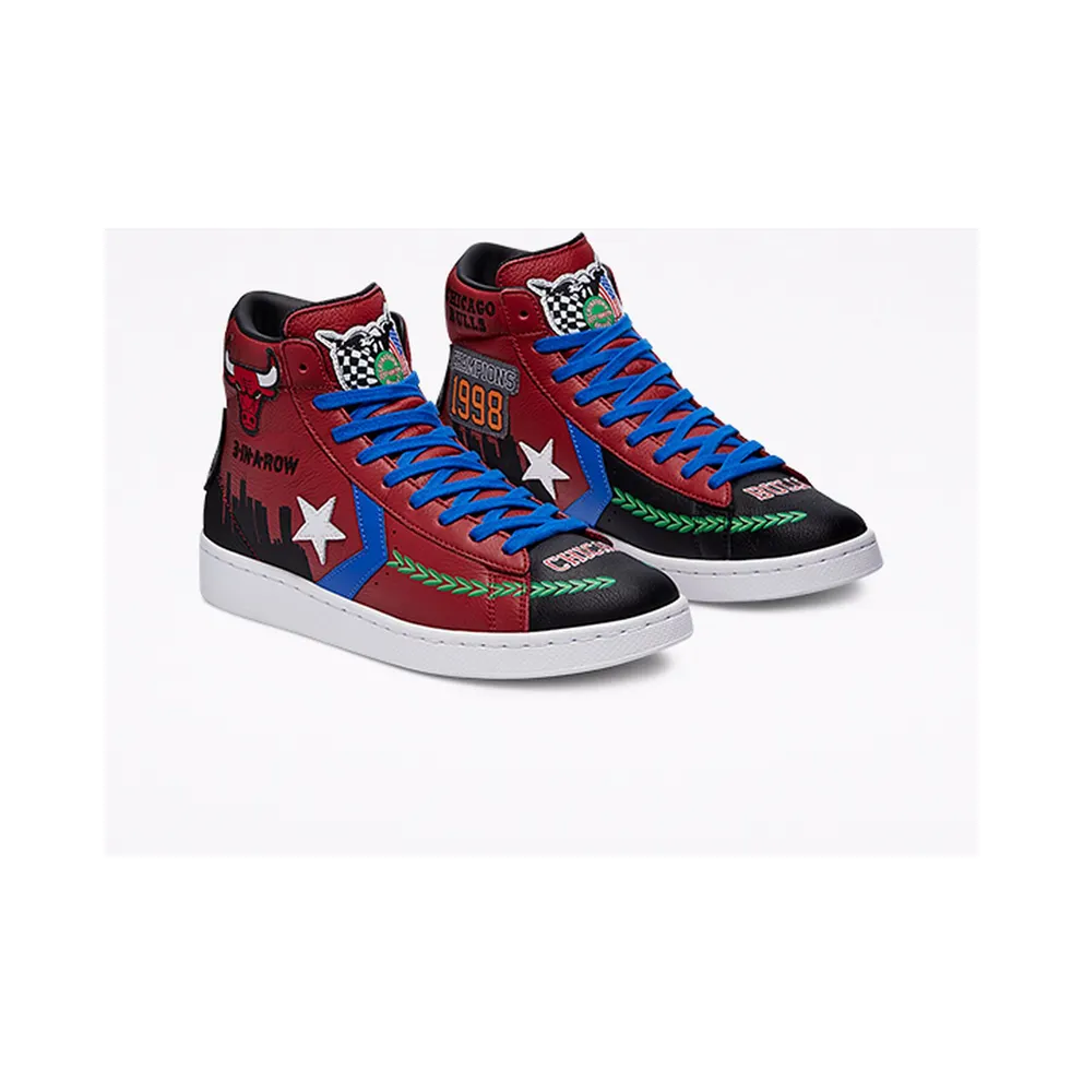 Converse x Chinatown Market “Chicago Bulls Championship Jacket” Pro Leather Hi (171241C)