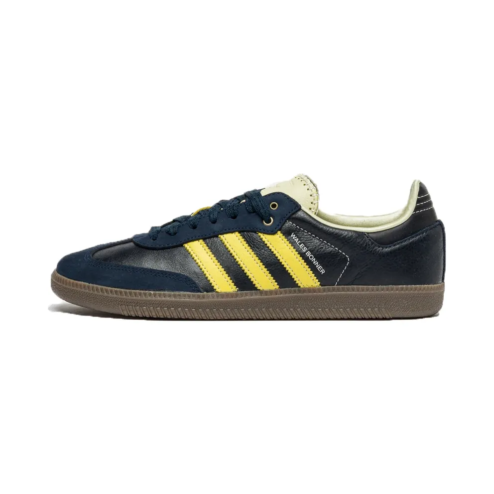 adidas Wales Bonner Samba Schuh Collegiate Navy / Cream White / Yellow (S42595)
