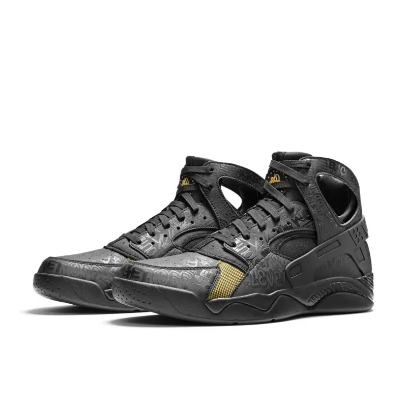 Nike Air Flight Huarache Trash Talk Black/Black-Metallic Gold (686203-002)