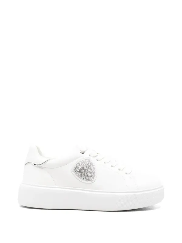 Blauer Venus 01 logo-patch platform – White (S6VENUS01LEA)