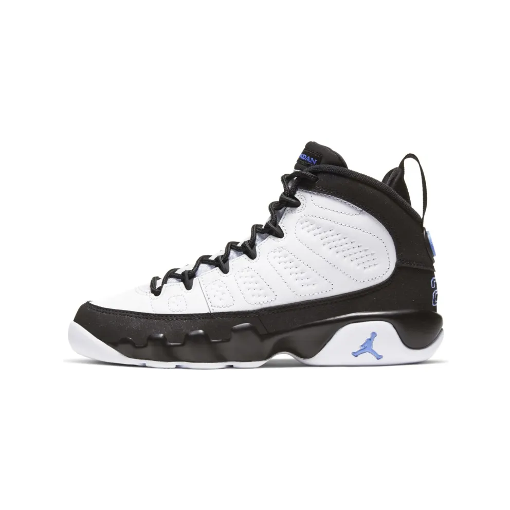 Jordan 9 Retro University Blue (GS) White/University Blue-Black (302359-140)
